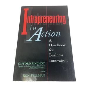 Vintage 1999 Intrapreneuring In Action Handbook Paperback Book Gifford Pinchot